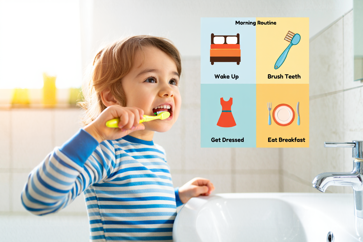 Develop Routine Pictures How To Develop A Solid Child Routine - Pretty Big Butterflies